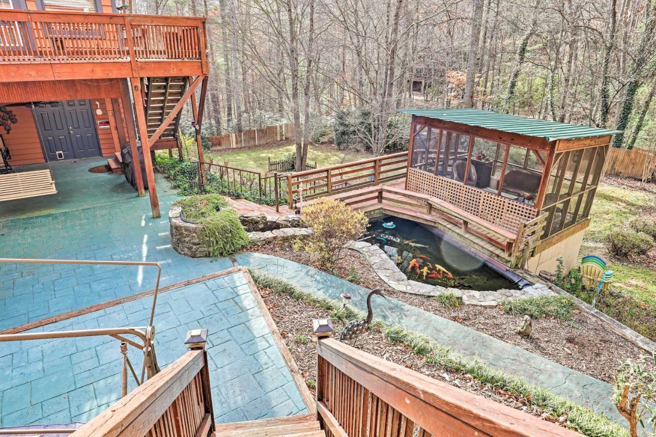 Asheville Mountain Getaway With Patio And Koi Pond! 外观 照片