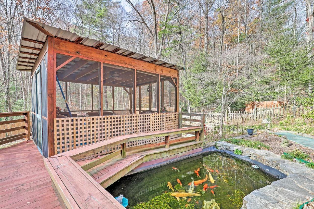 Asheville Mountain Getaway With Patio And Koi Pond! 外观 照片